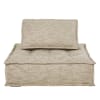 Sessel ohne Armlehnen für Sofa, braun